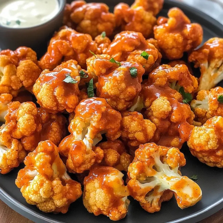 Air Fryer Buffalo Cauliflower Recipe