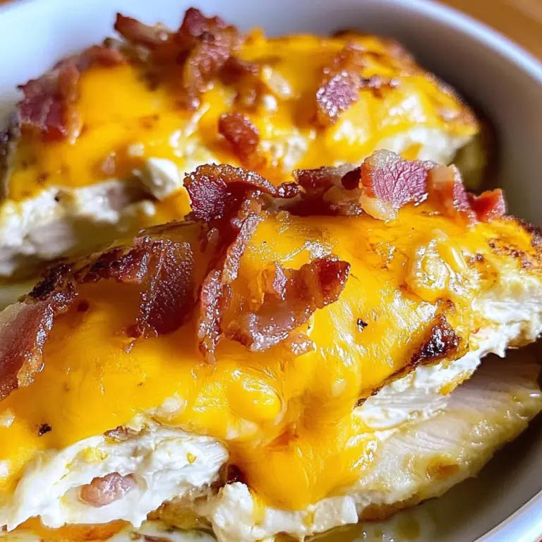 Bacon, Cream Cheese, Cheddar Chicken