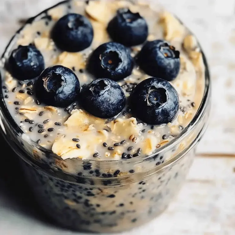 Blueberry Overnight Oats (Gluten-Free) Recipe