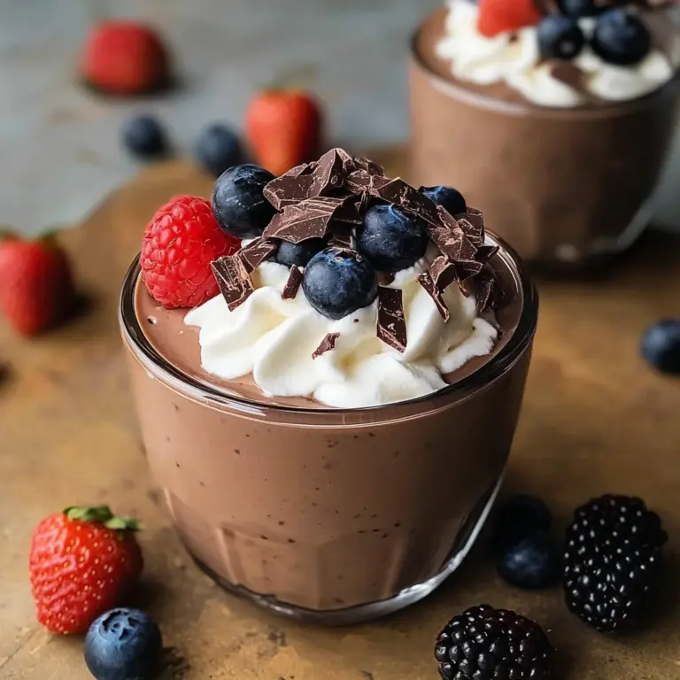 Chocolate Protein Pudding Recipe