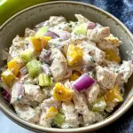 Cottage Cheese Chicken Salad with Banana Peppers