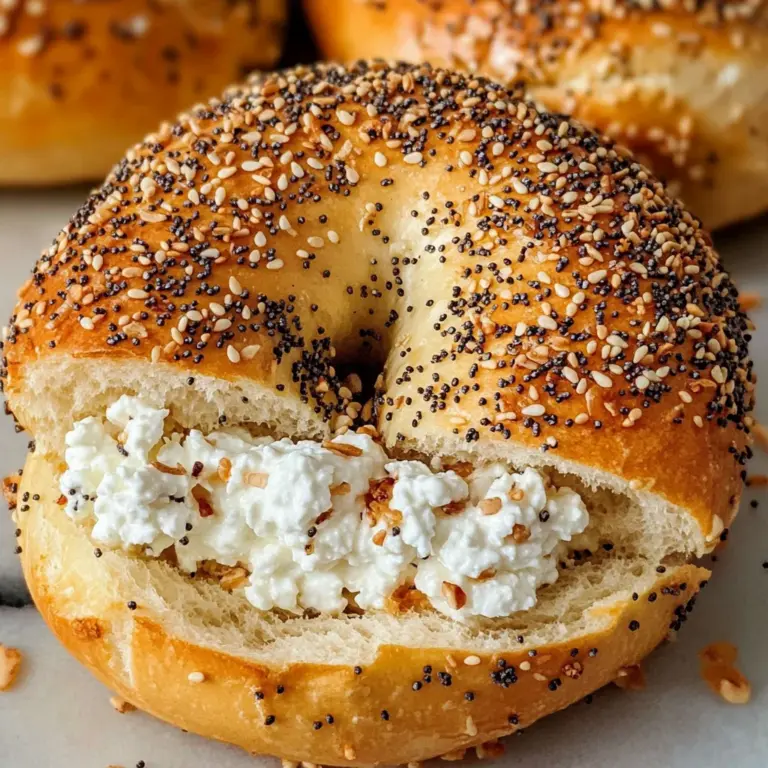 Cottage Cheese Protein Bagel Recipe