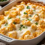 Creamy Buffalo Chicken Cauliflower Casserole Recipe