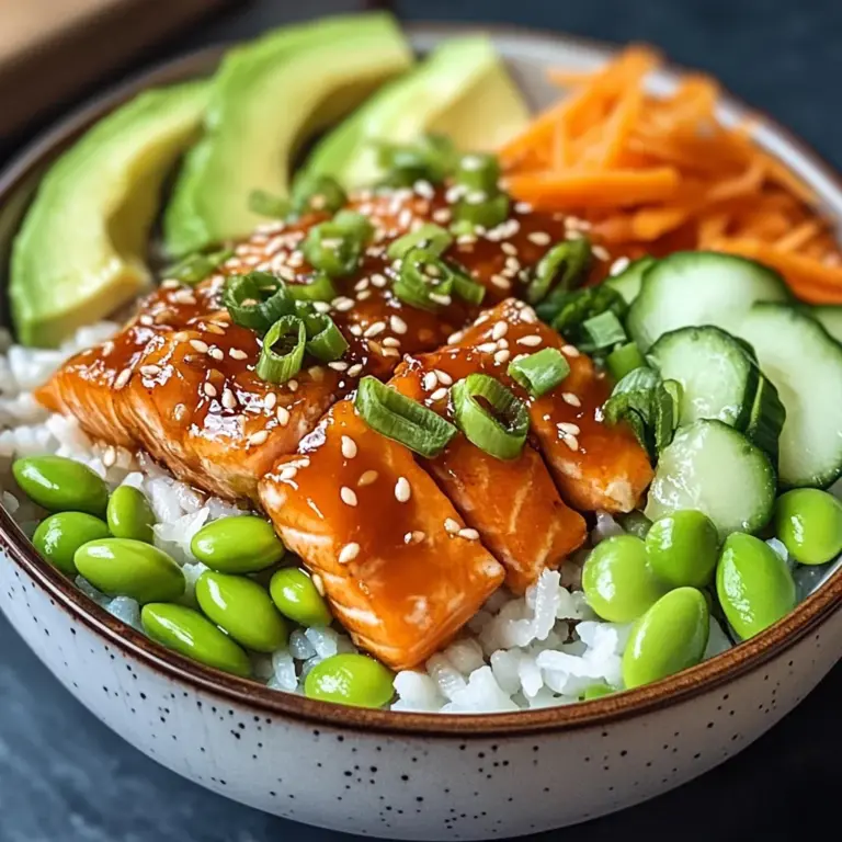 Crispy Salmon and Rice Bowl