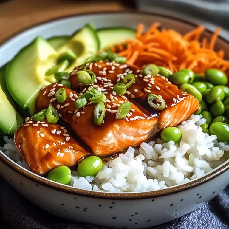 Crispy Salmon and Rice Bowl