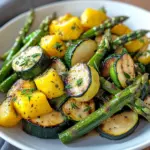 Flavorful Asparagus with Zucchini and Squash