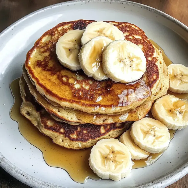 Flourless Banana & Protein Powder Pancakes