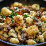 Garlic Cauliflower Mushroom Skillet: Quick & Delicious Dish