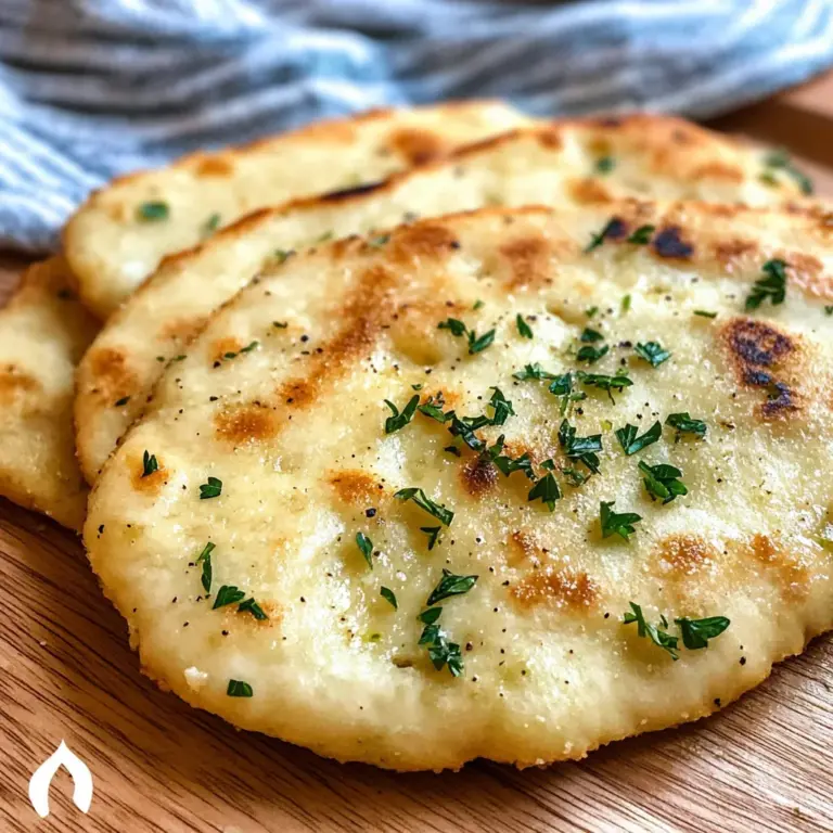 Garlic Keto Naan Bread Recipe
