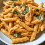 HIGH-PROTEIN CREAMY ROASTED RED PEPPER PASTA