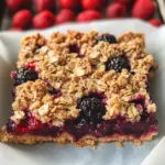 Healthy Berry Oatmeal Bars Breakfast