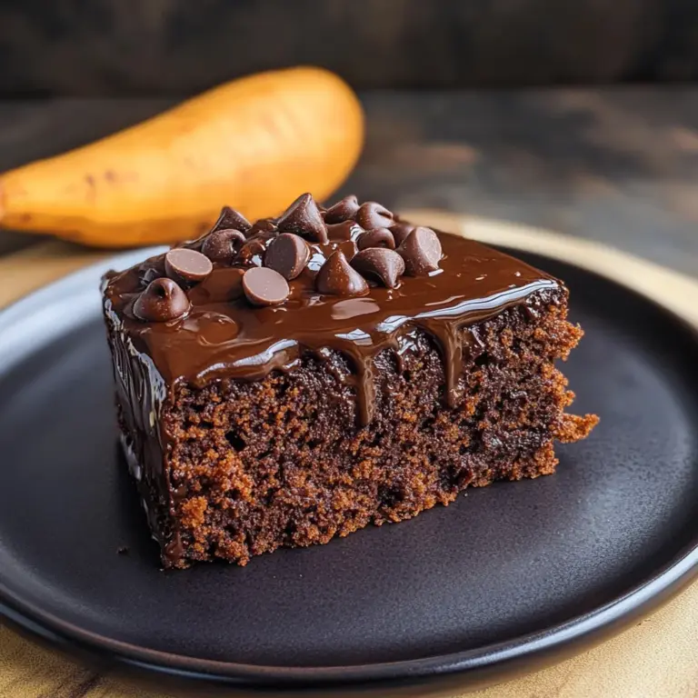 Healthy Sweet Potato Chocolate Cake