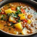 Hearty Lentil and Potato Soup