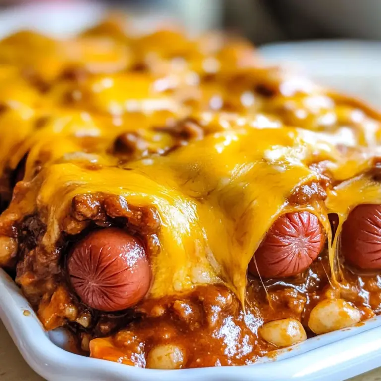 Keto Chili Dog Casserole Recipe