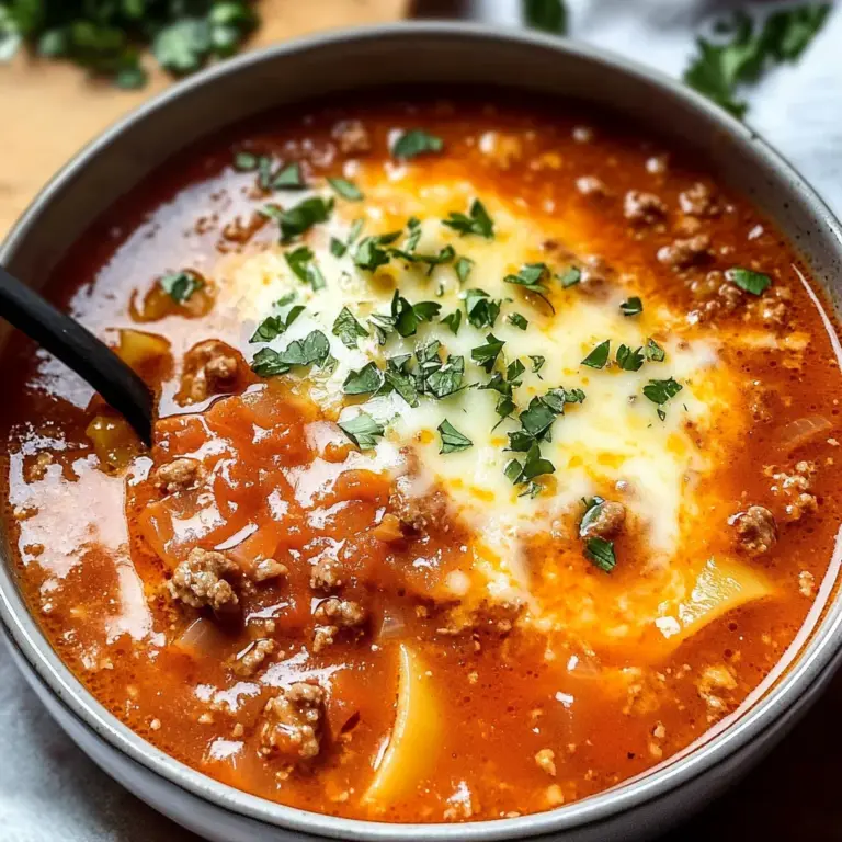 Keto Lasagna Soup