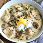 (Low-Carb) Chicken Mushroom Soup recipe