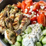 Low Carb Greek Chicken Bowls