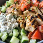 Low Carb Greek Chicken Bowls
