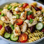 Mediterranean Chicken Pasta Salad