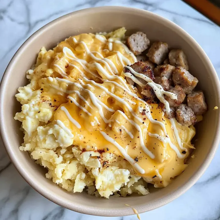Sausage and Egg Breakfast Bowls