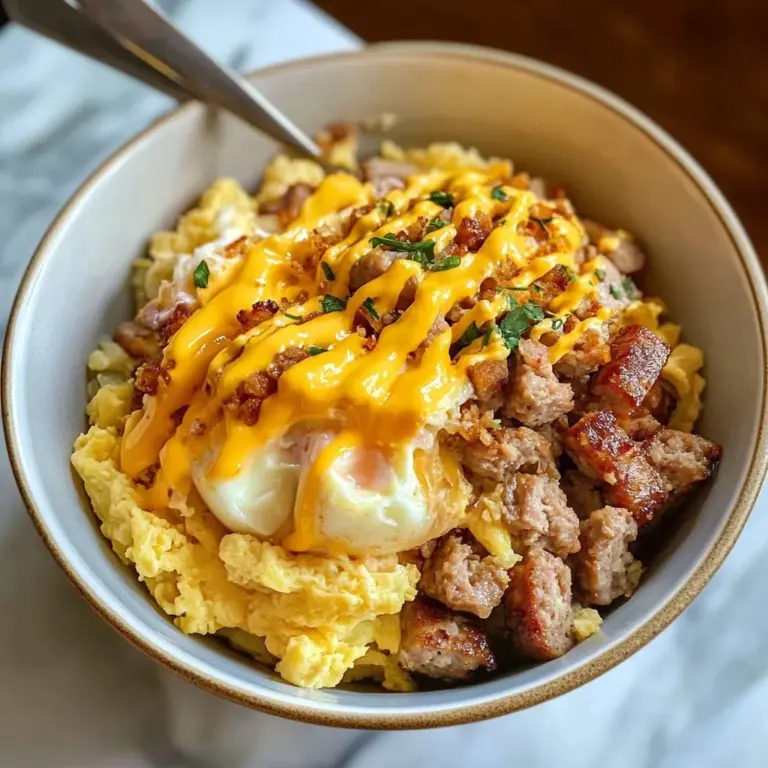Sausage and Egg Breakfast Bowls
