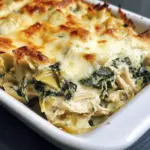 Spinach Artichoke Chicken Casserole (Keto)