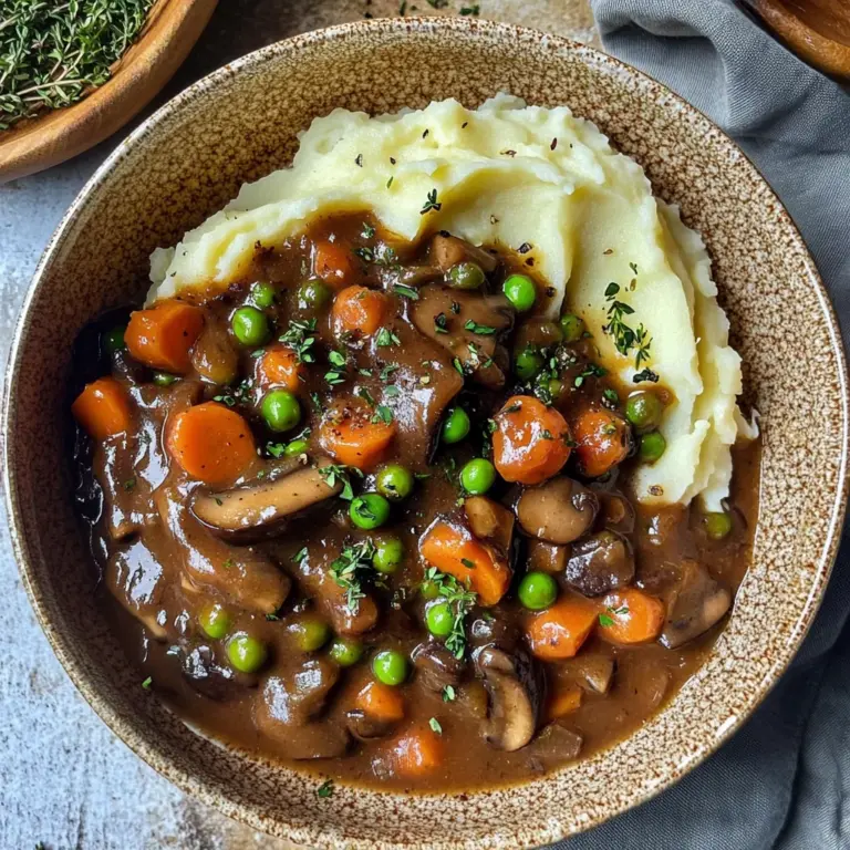 Vegan Mushroom Bourguignon