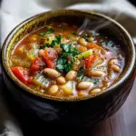Vegan Serbian White Bean Soup (Pasulj)