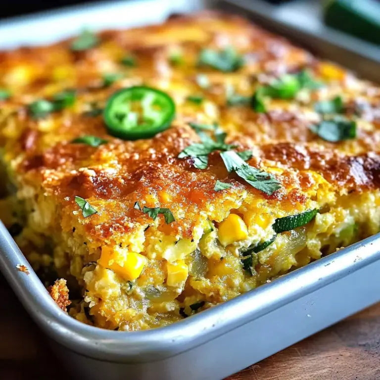 Zucchini Cornbread Casserole