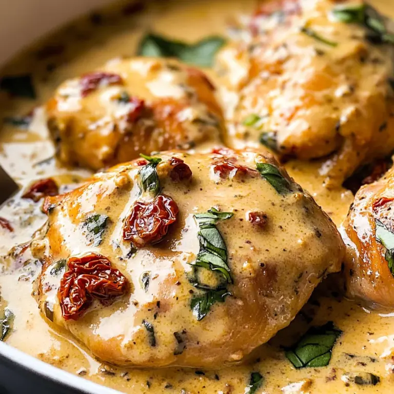 Creamy Chicken with Sun-Dried Tomatoes