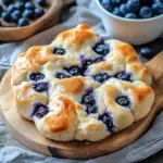 Fluffy Cottage Cheese Blueberry Cloud Bread
