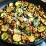 Ground Turkey and Zucchini Skillet