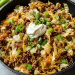 Low Carb Cabbage Taco Skillet (Keto-Friendly)