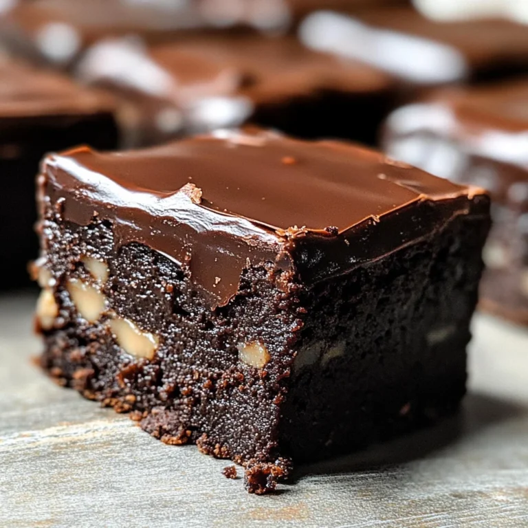 5-Ingredient No-Bake Chocolate Covered Brownies