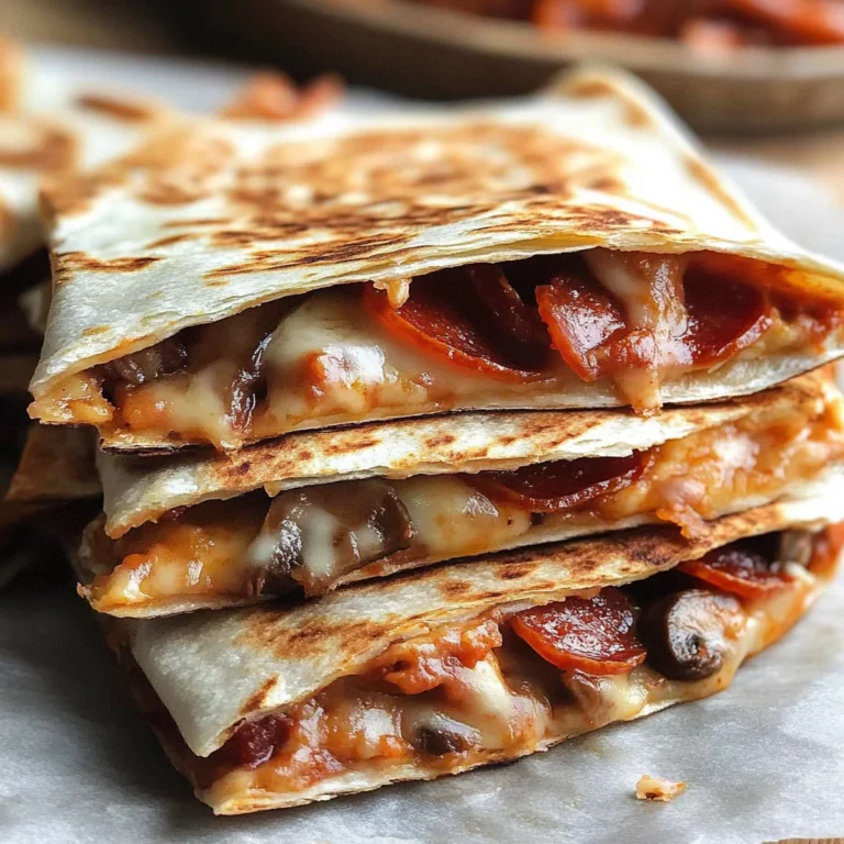 5-Ingredient Pizza Quesadillas