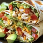 Chicken Avocado Ranch Burritos