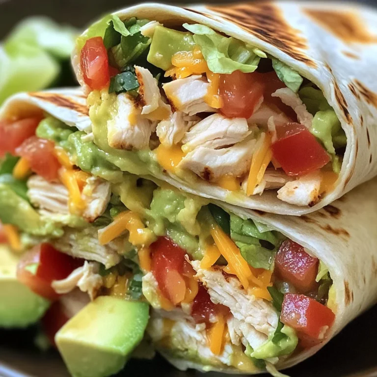 Chicken Avocado Ranch Burritos