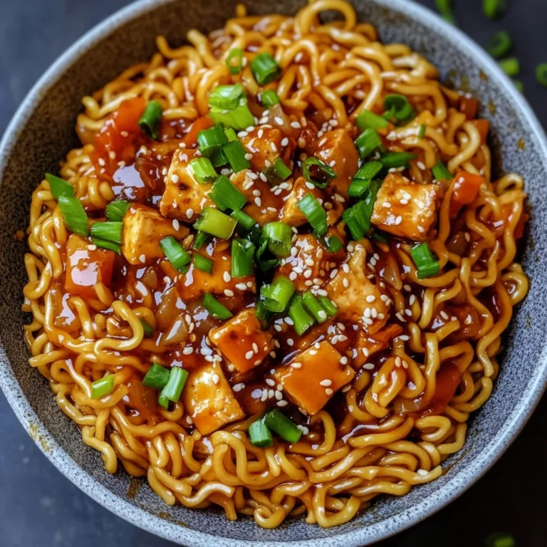 Easy Saucy Ramen Noodles