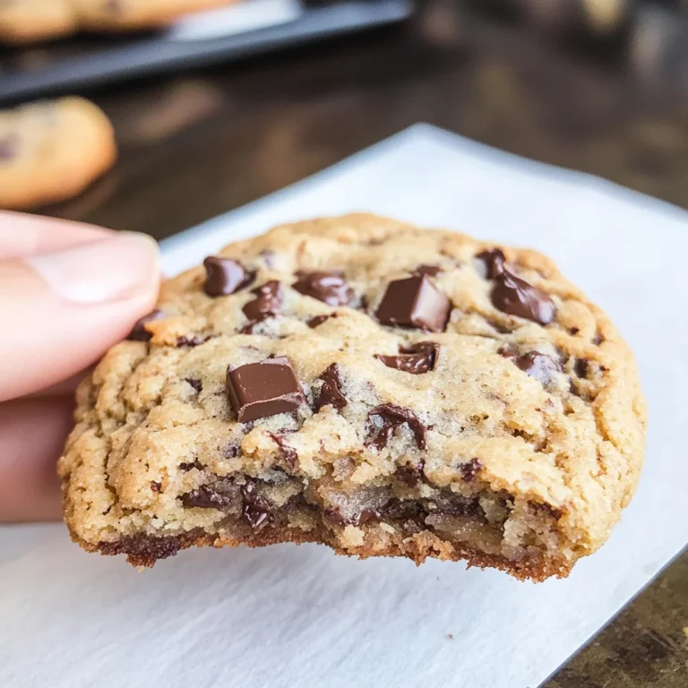 Giant Chewy Keto Chocolate Chip Cookies