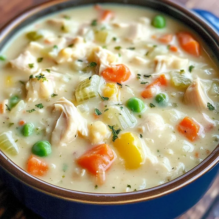 Healthy Chicken Pot Pie Soup Recipe
