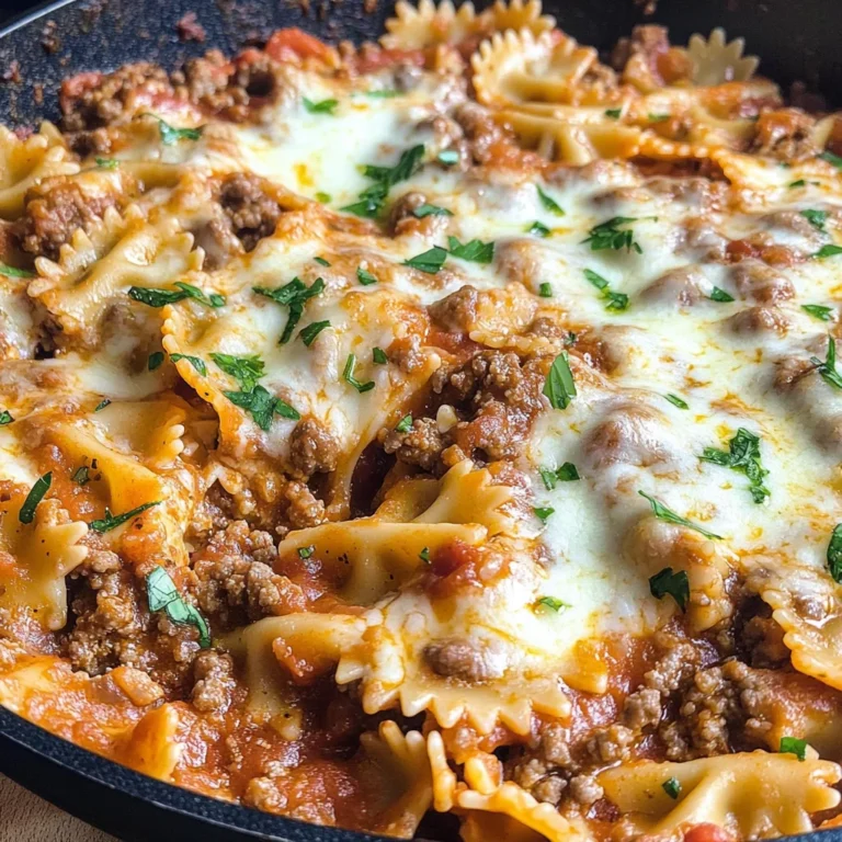 Healthy One Pot Skillet Lasagan