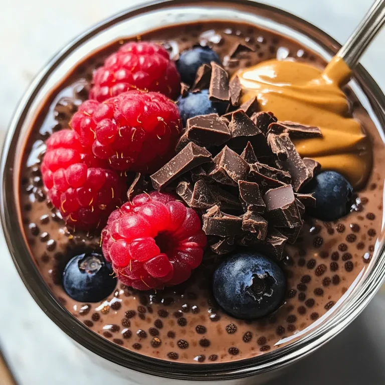High-Protein Chocolate Chia Pudding
