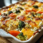 High-Protein Cottage Cheese Veggie Bake Recipe
