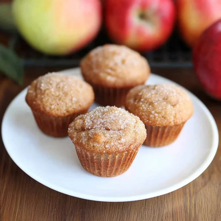 Mini Gluten Free Vegan Apple Muffins