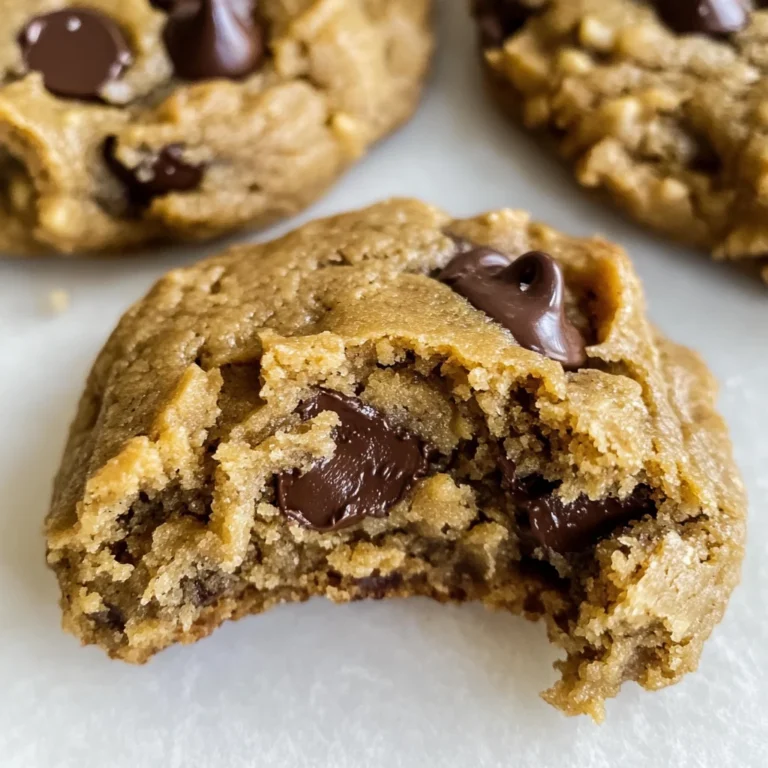 Peanut Butter Chickpea Cookies