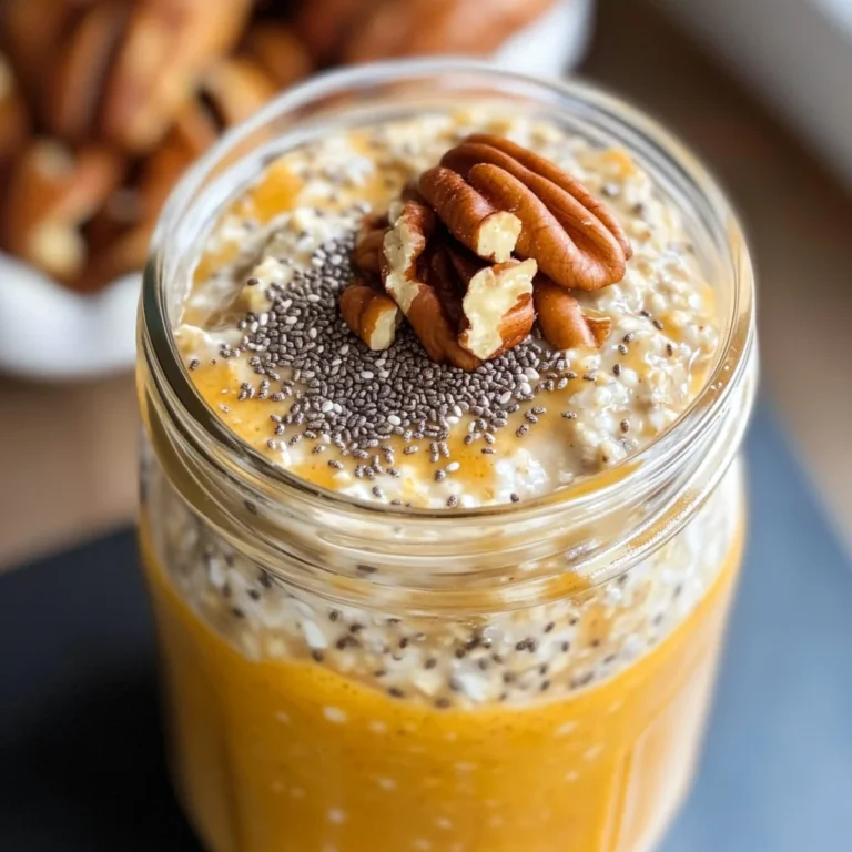 Pumpkin Overnight Oats Recipe