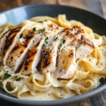 Skinny Low-Fat Chicken Fettuccine Alfredo