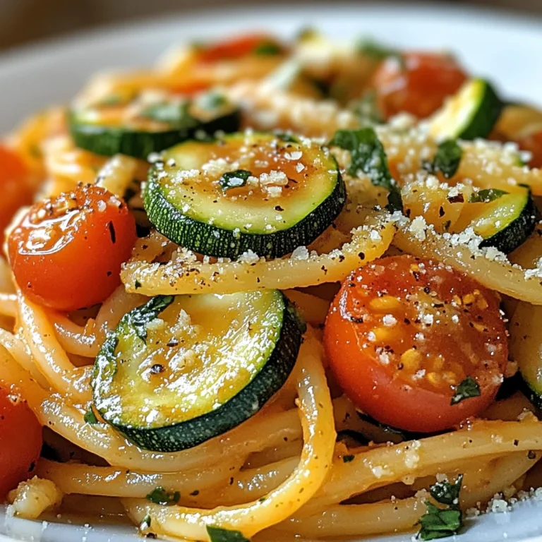 Tomato Zucchini Pasta