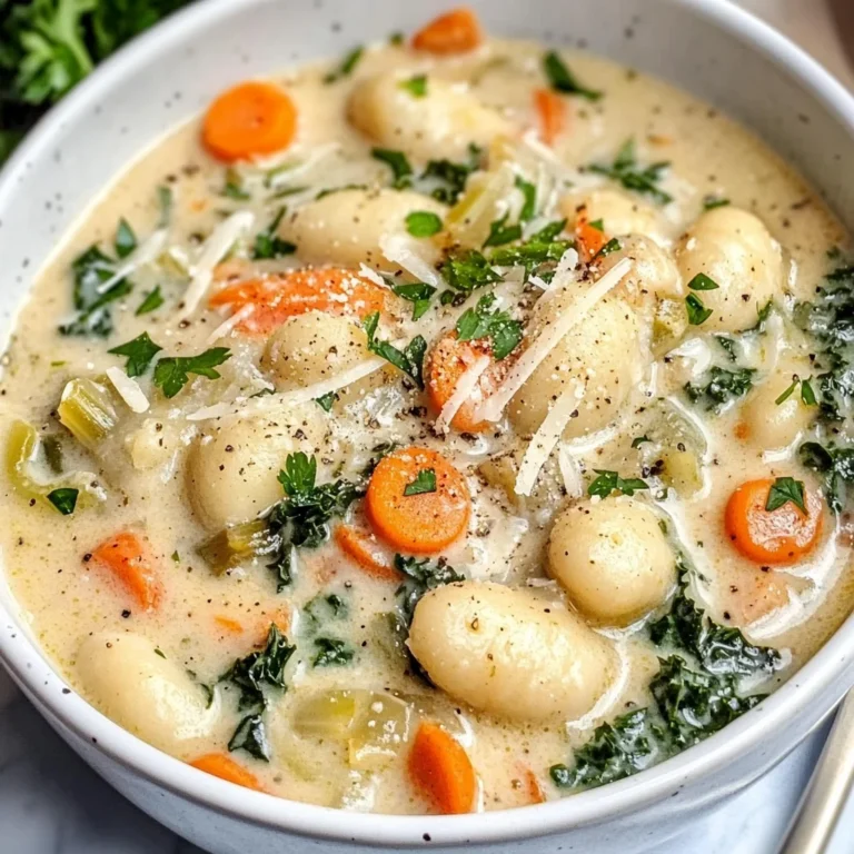 Vegan Chickpea Gnocchi Soup