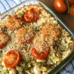 White Bean and Pesto Bake